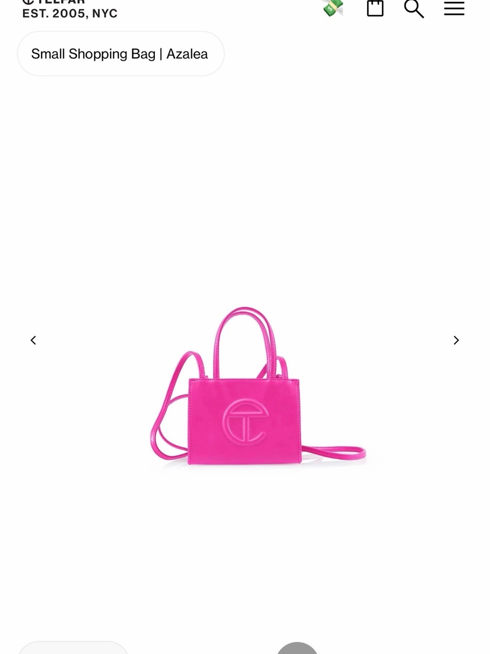 RARE Telfar Small Shopping Bag Azalea Hot Pink Sold Out Crossbody